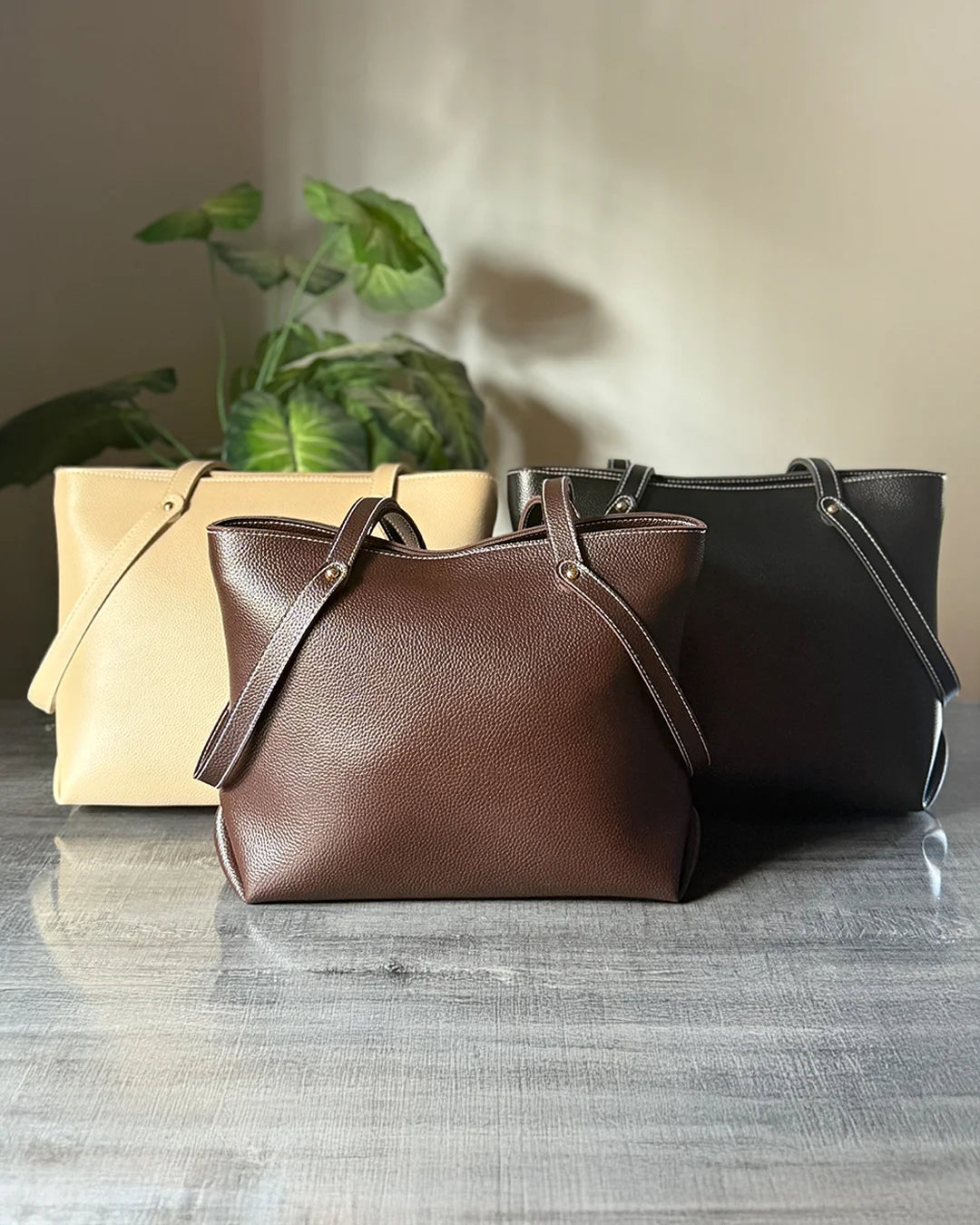 Fineur Tote Dove - Dark Brown
