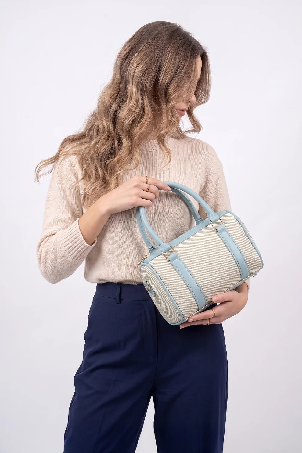 Fineur Handbag Duffy - Sky Blue