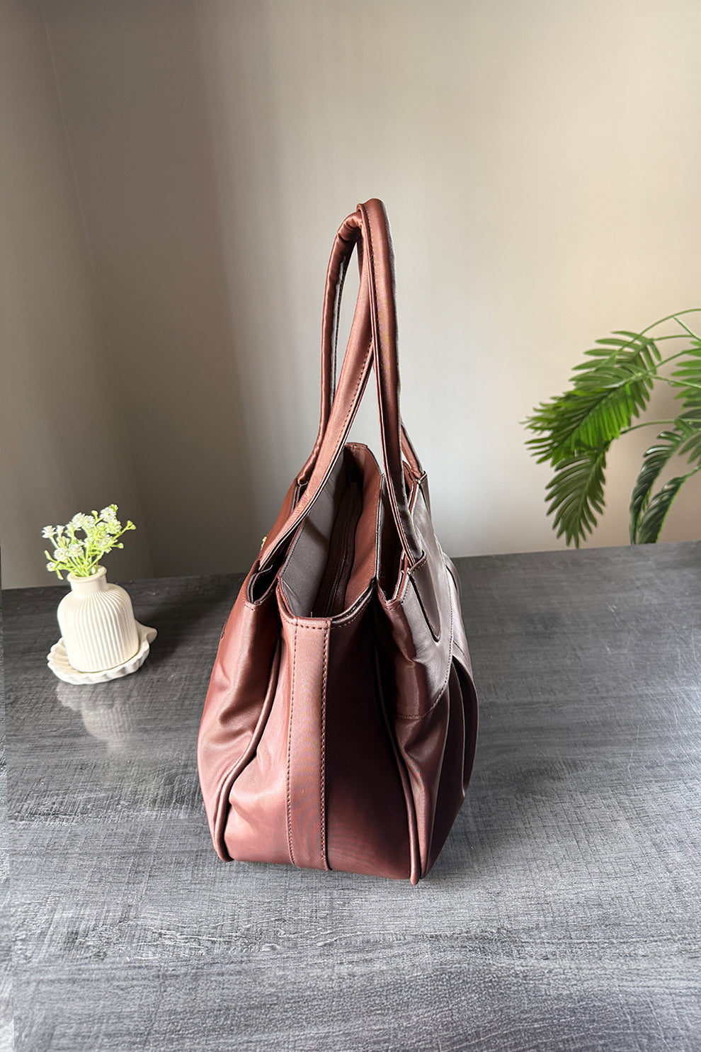 Fineur Shoulder Bag Puffy - Dark Brown