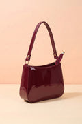 Fineur Shoulder Bag Shiny Crush - Maroon