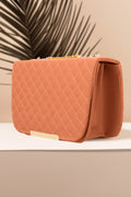 Buy Quilted Charm Shoulder Bag for Women in Pakistan - Bronze

