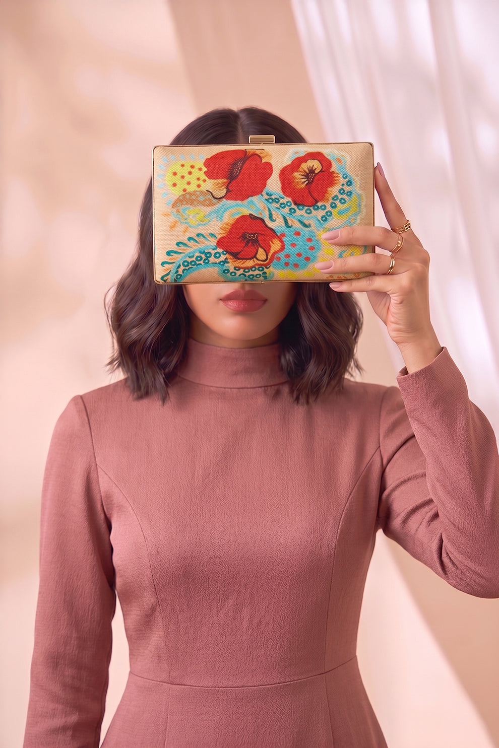 Fineur Clutch Poppy Passion