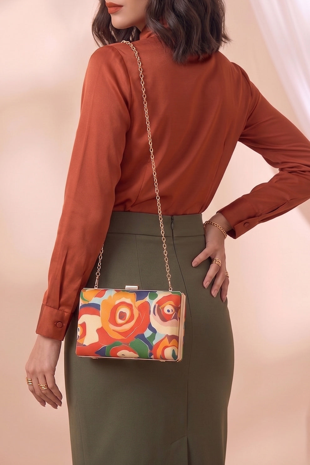 Fineur Clutch Art Garden