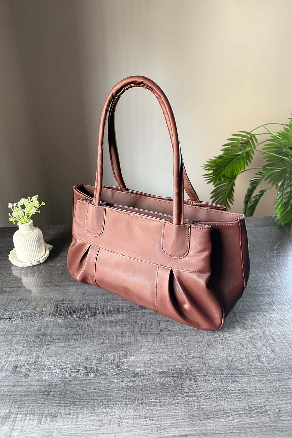 Fineur Shoulder Bag Puffy - Dark Brown