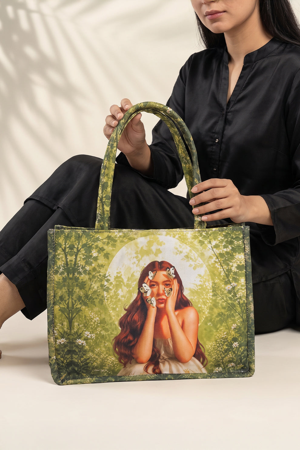 Fineur Canvas Tote Moonlight Forest