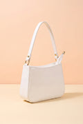 Fineur Shoulder Bag Shiny Crush - White