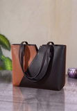 Fineur Tote Notch - Black and Brown