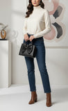 Fineur HandBag Gloss Bow Black