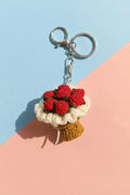 Keychain Crochet Tiny Bouquet
