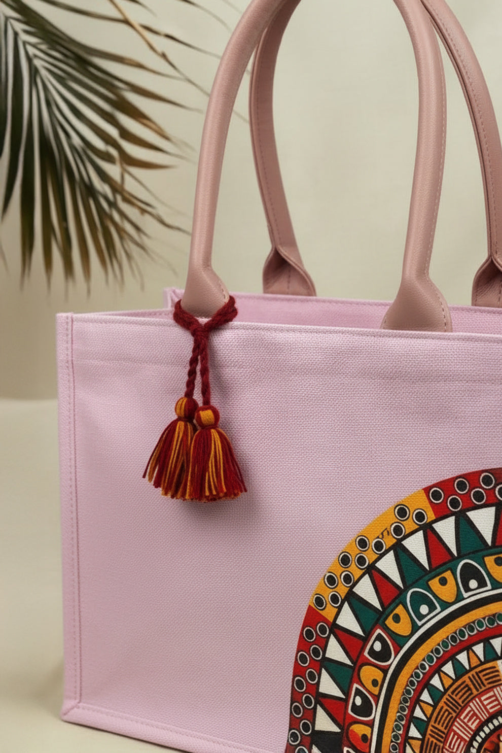 Fineur Mini Canvas Tote Desert Bloom - Rose Dust