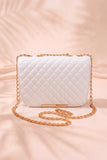 Fineur Shoulder Bag Quilted Charm - White