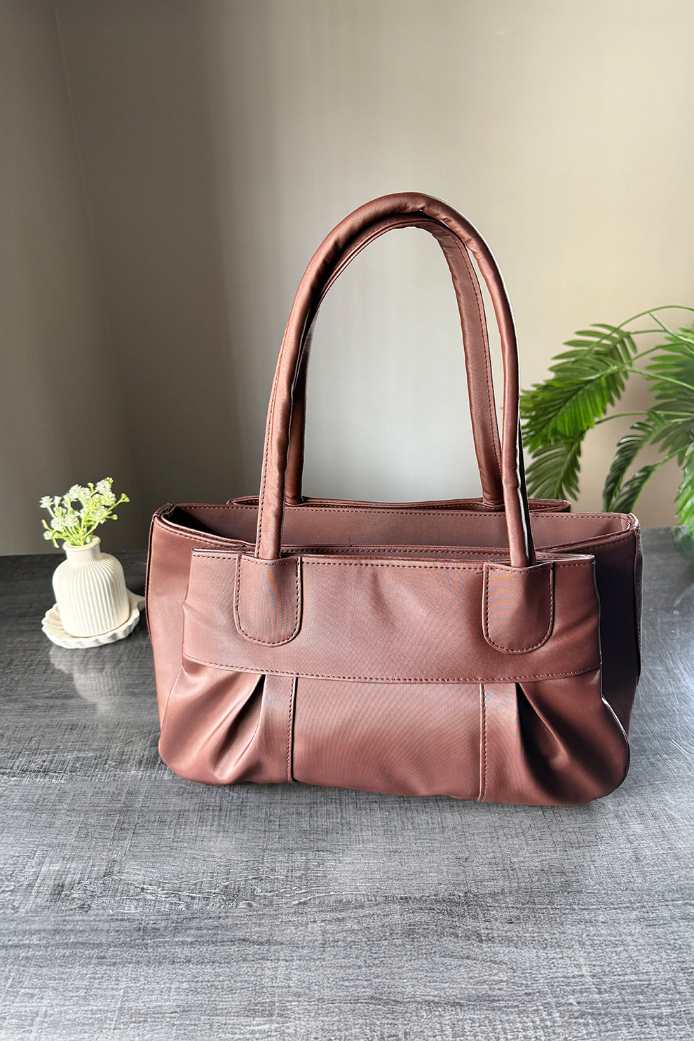 Fineur Shoulder Bag Puffy - Dark Brown