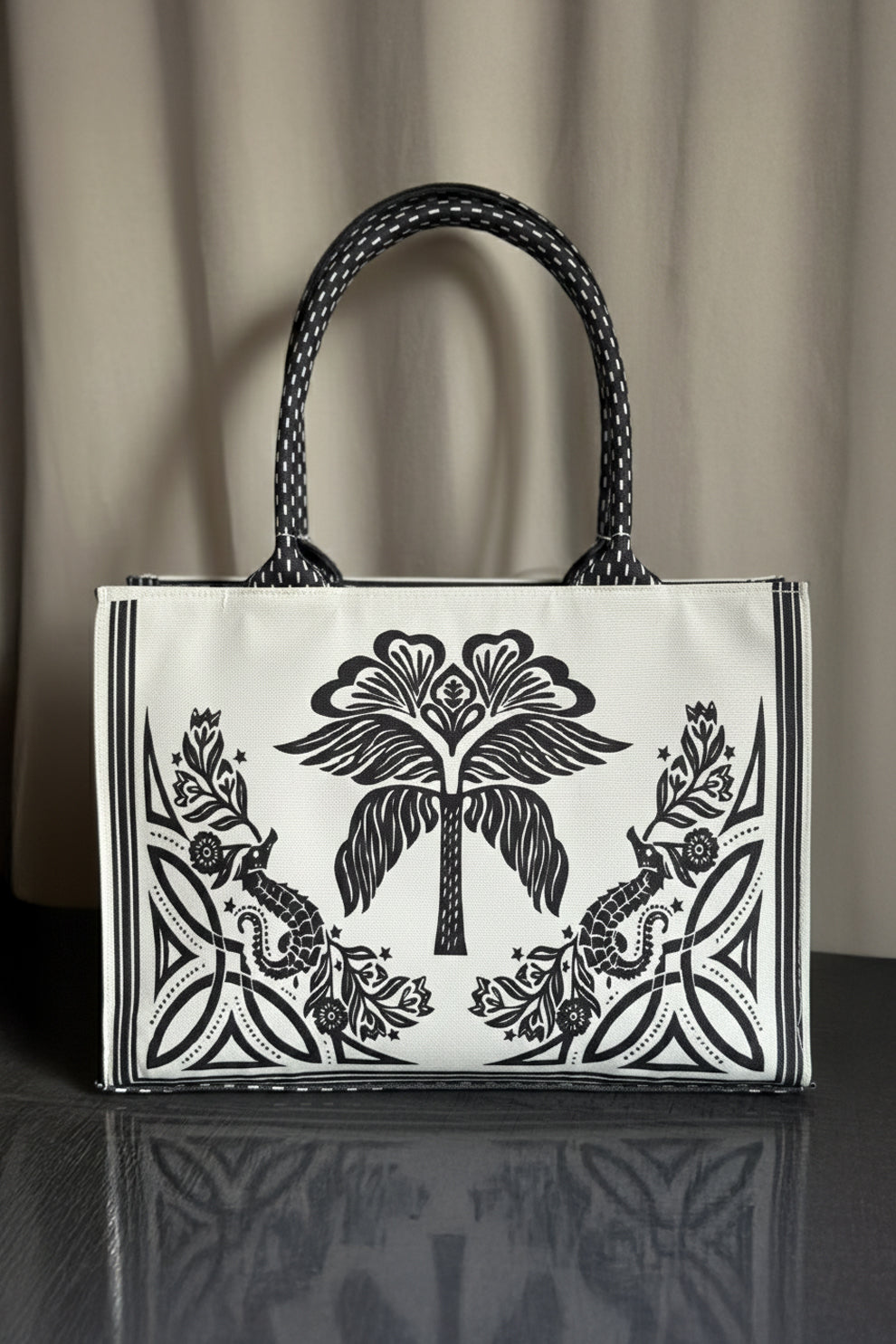 Fineur Canvas Tote Artisan Flora