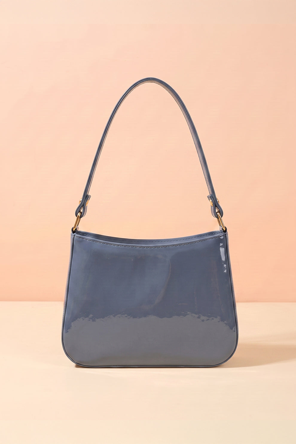 Fineur Shoulder Bag Shiny Crush - Gray