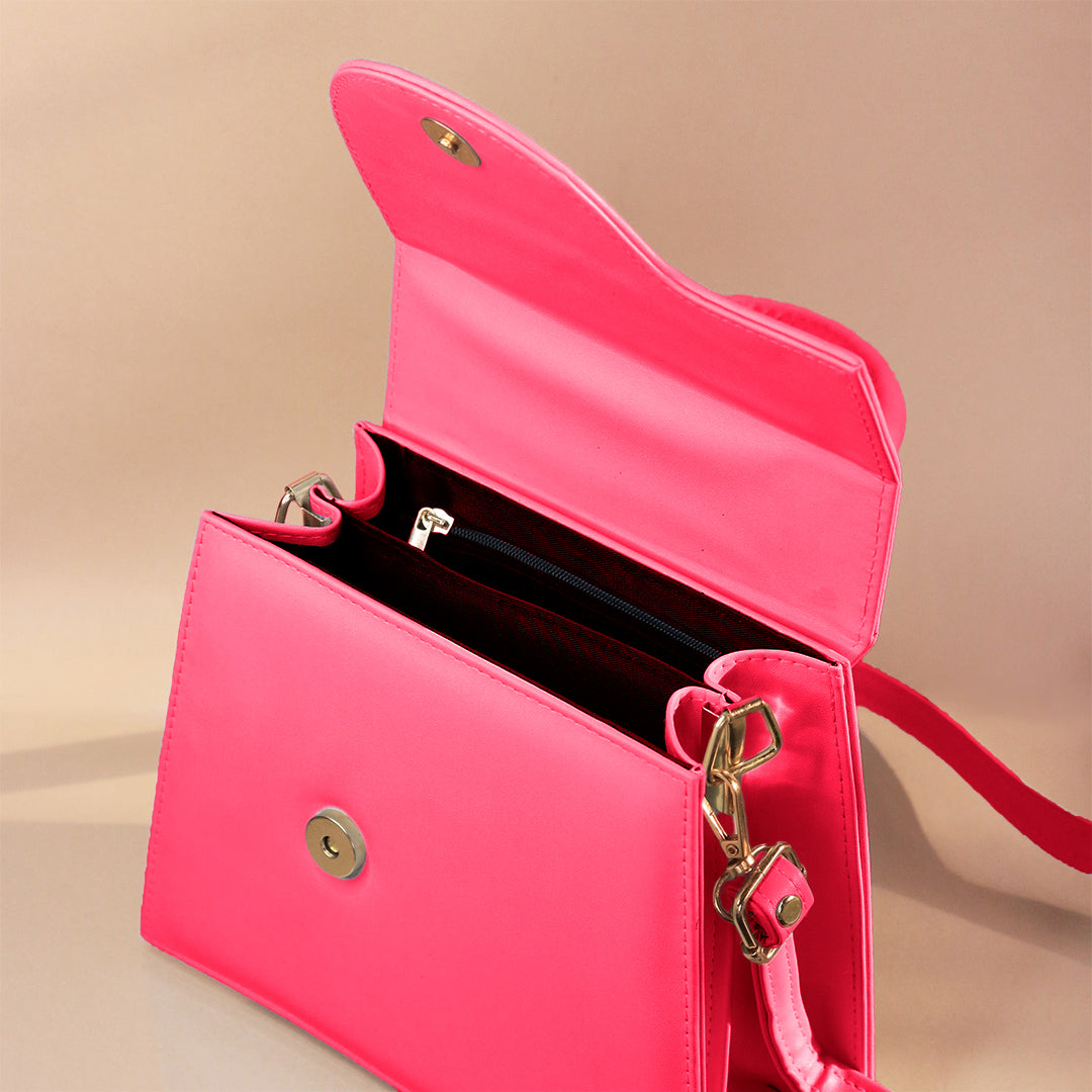 Fineur HandBag Premium Fest - Hot Pink