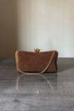 Fineur Clutch Shimmer - Chocolate Brown