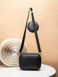 Fineur Crossbody Chevron Coin - Black