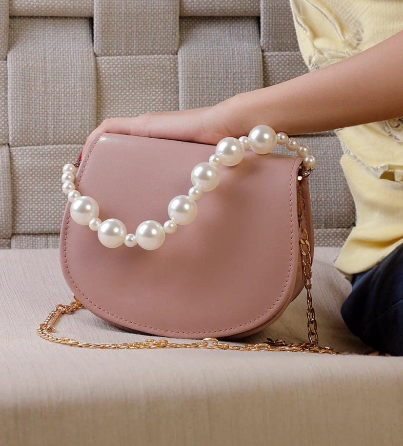 Fineur - Handbag Midnight Pearl Charm - Tea Pink