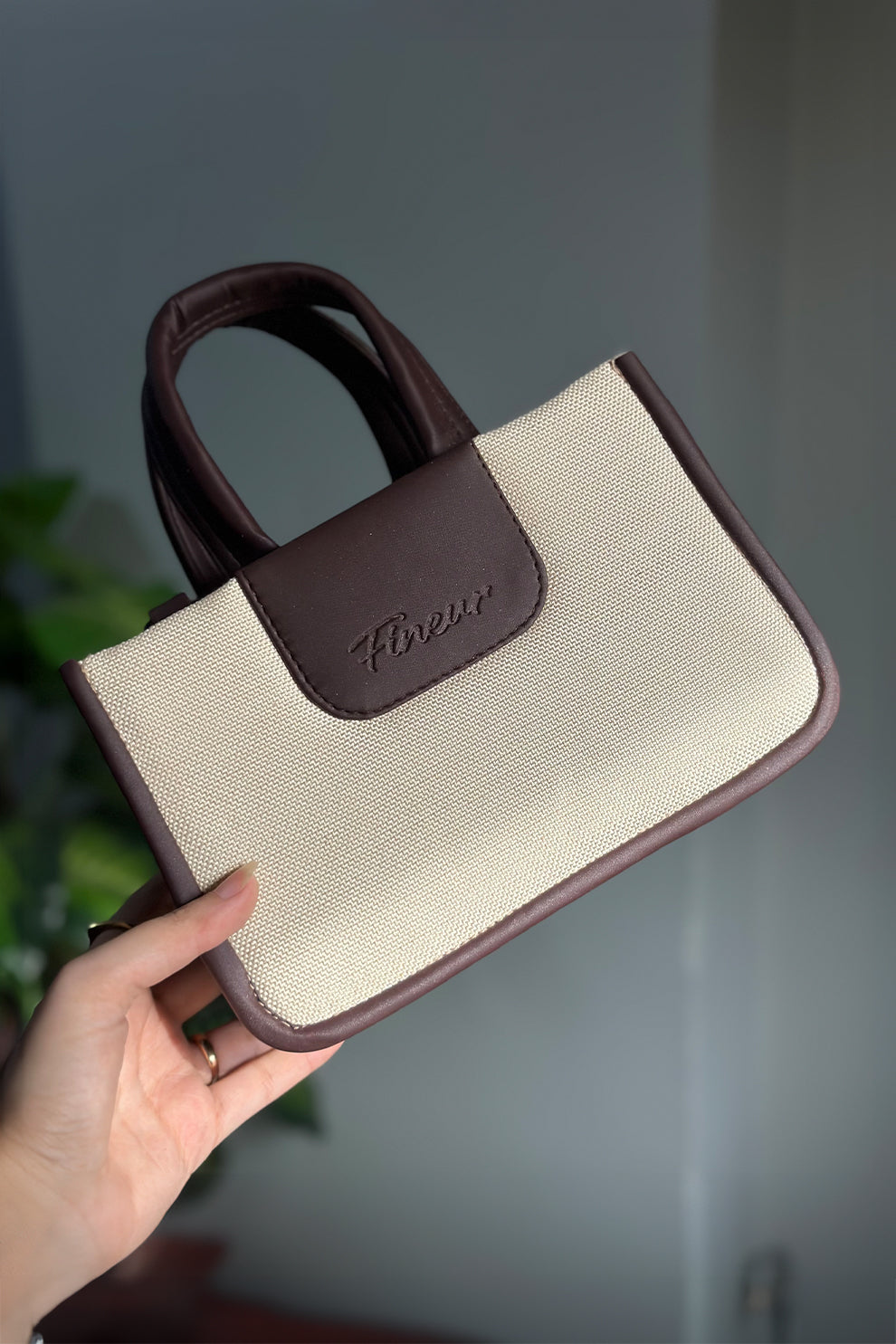 Fineur HandBag Haze - Coffee Brown