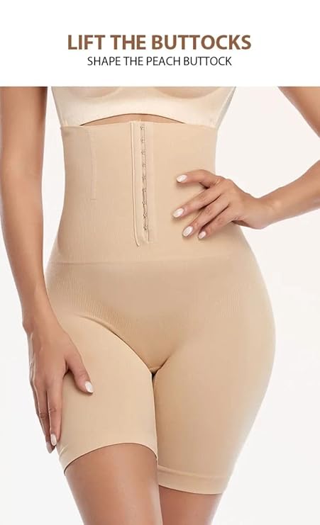 Florea - Seamless High Waist Corset for Flat Belly - Beige