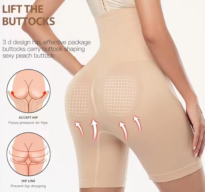 Florea - Silicone Body Shaper Thigh Shaper - Beige