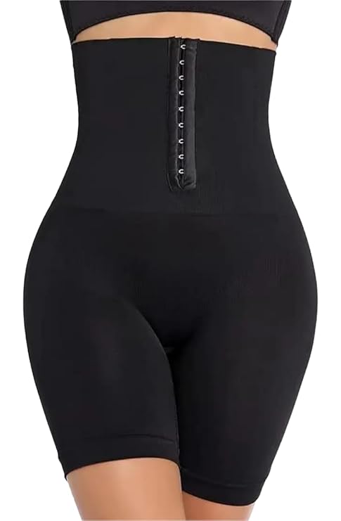 Florea - Seamless High Waist Corset for Flat Belly - Black