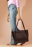 Fineur - The New Pyramid - Brown Tote Bag