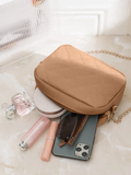 Urban Chic Crossbody Bag - Beige