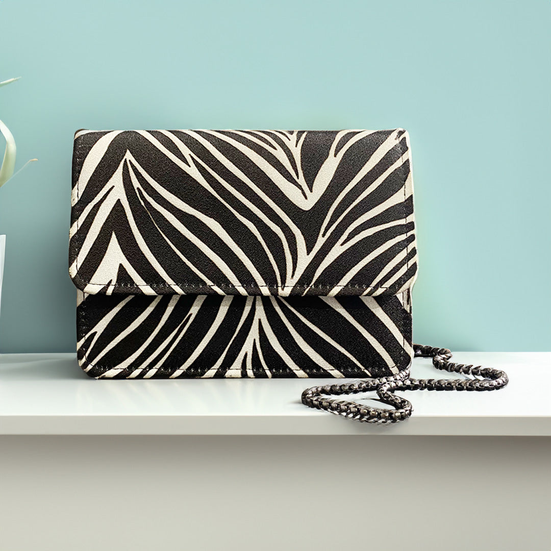 Fineur - Zebra Luxe Crossbody Bag