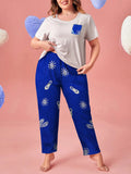 Florea - Printed Cotton PJ Set - N-3