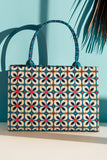 Trendy canvas tote bag for women