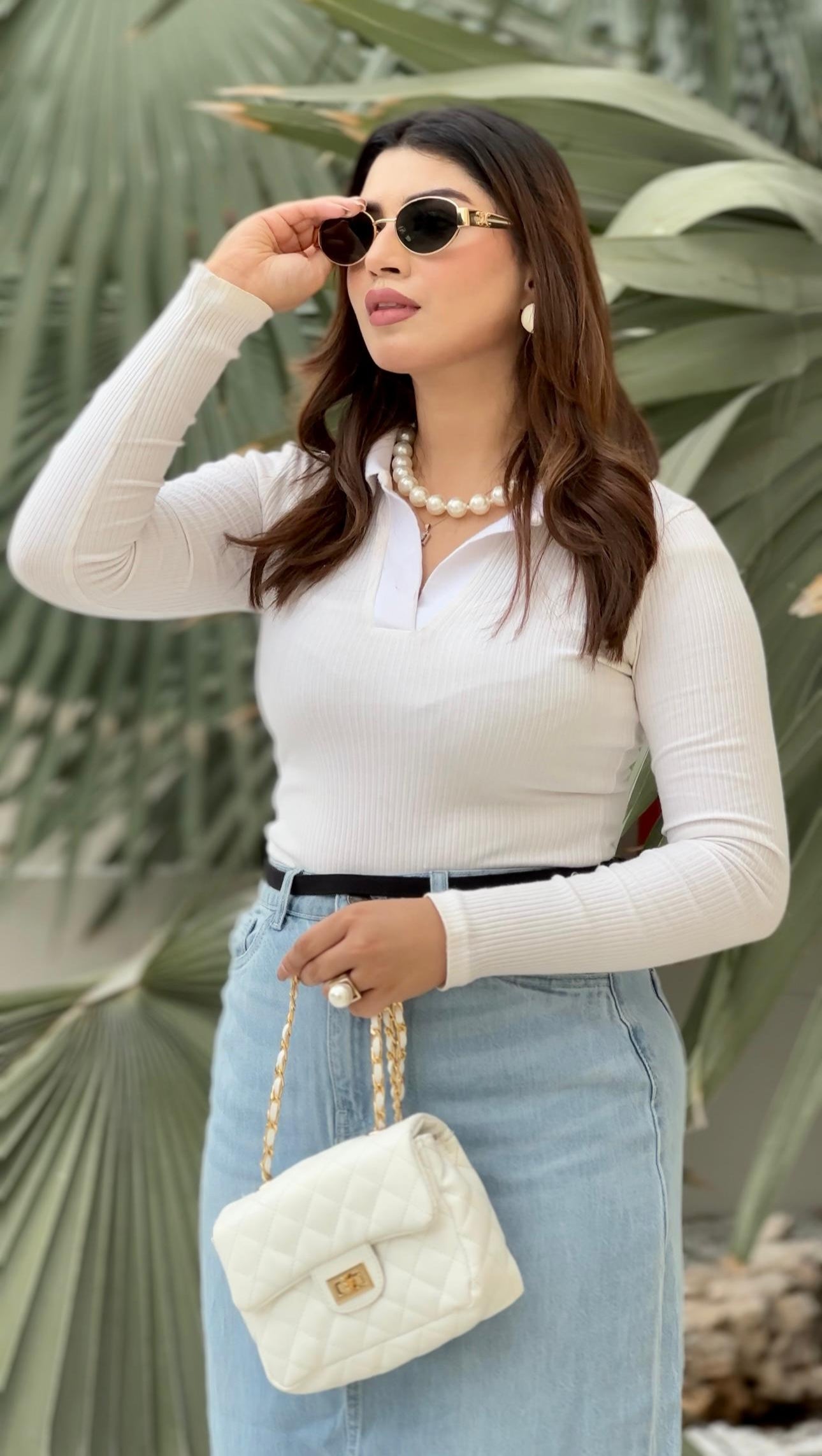 White Crossbody Women Bags & Purses Pakistan