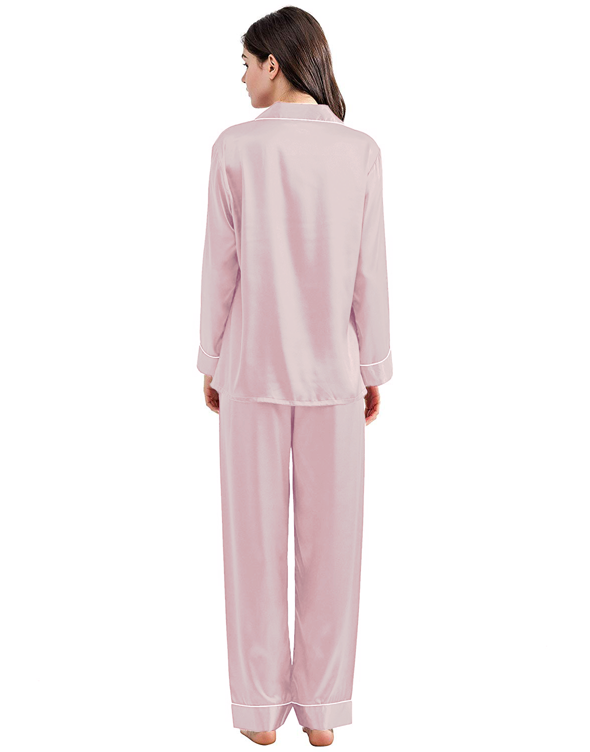 Florea - Silk PJ Set - Pink