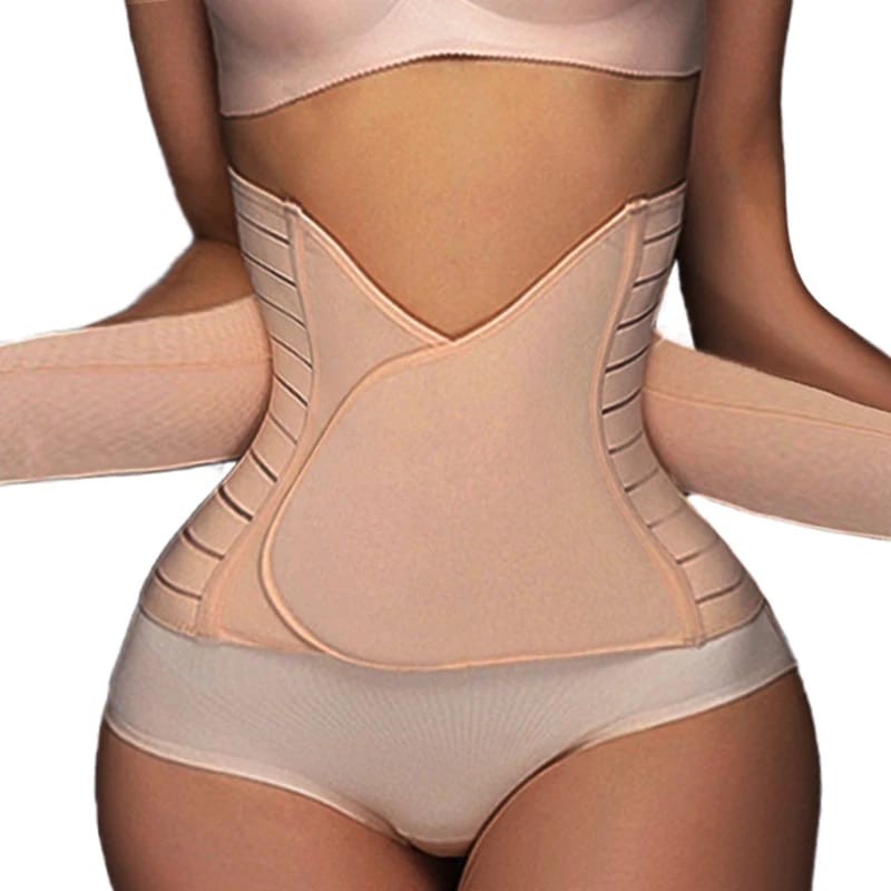 Florea - After Pregnancy Recovery Belly Belt - Beige