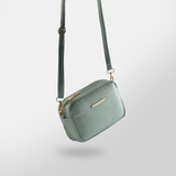 Fineur - Mini Snakeskin Square Bag - Sea Mist