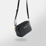 Fineur - Mini Snakeskin Square Bag - Black