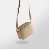 Fineur - Mini Snakeskin Square Bag - Beige