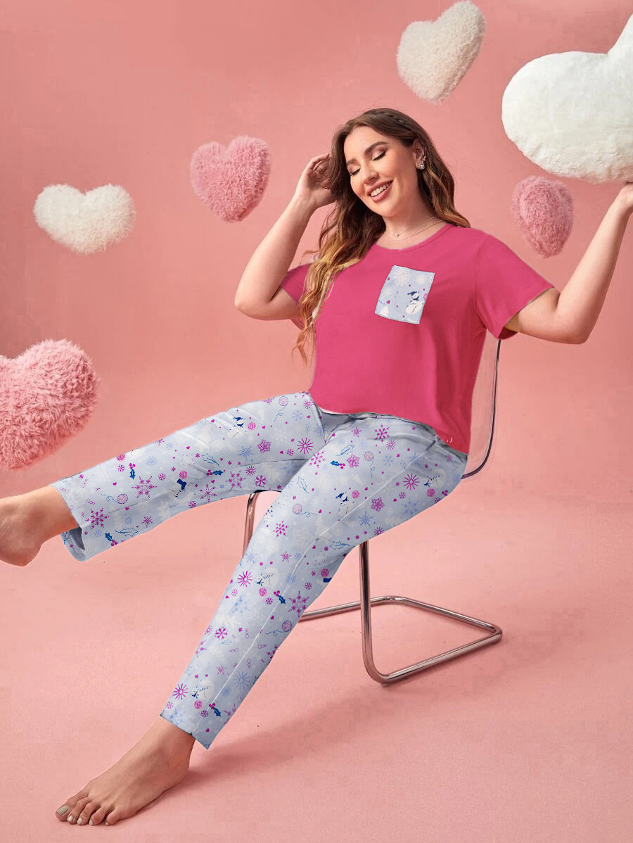 Florea - Printed Cotton PJ Set - N-2