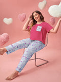 Florea - Printed Cotton PJ Set - N-2