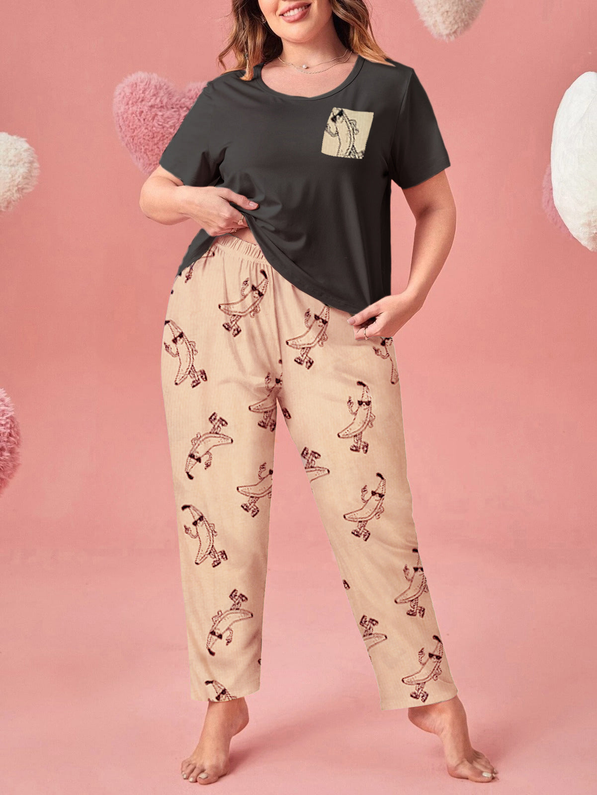 Florea - Printed Cotton PJ Set - N-4