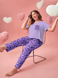 Florea - Printed Cotton PJ Set - N-5