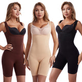 Florea - Seamless Full Body Shaper  -  Rust Brown