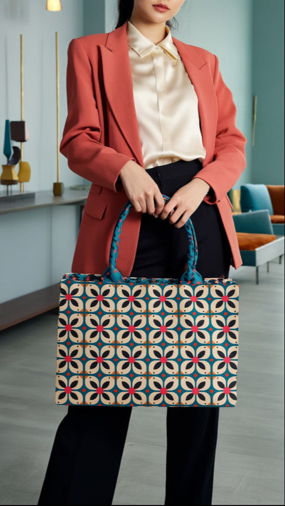 Trendy canvas tote bag for women