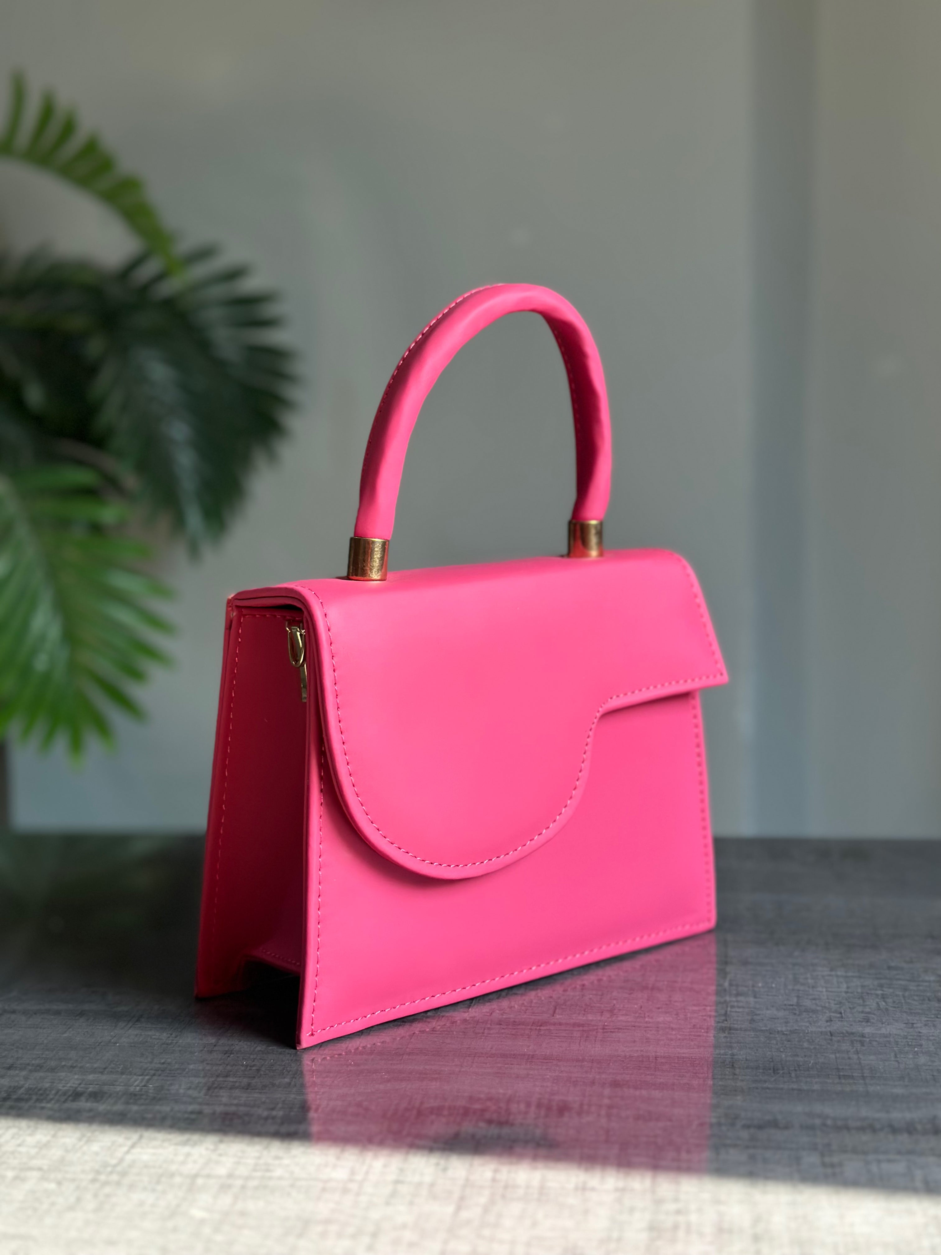 Fineur HandBag Premium Fest - Hot Pink
