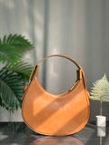 Fineur Plain Hobo HandBag - Mustard
