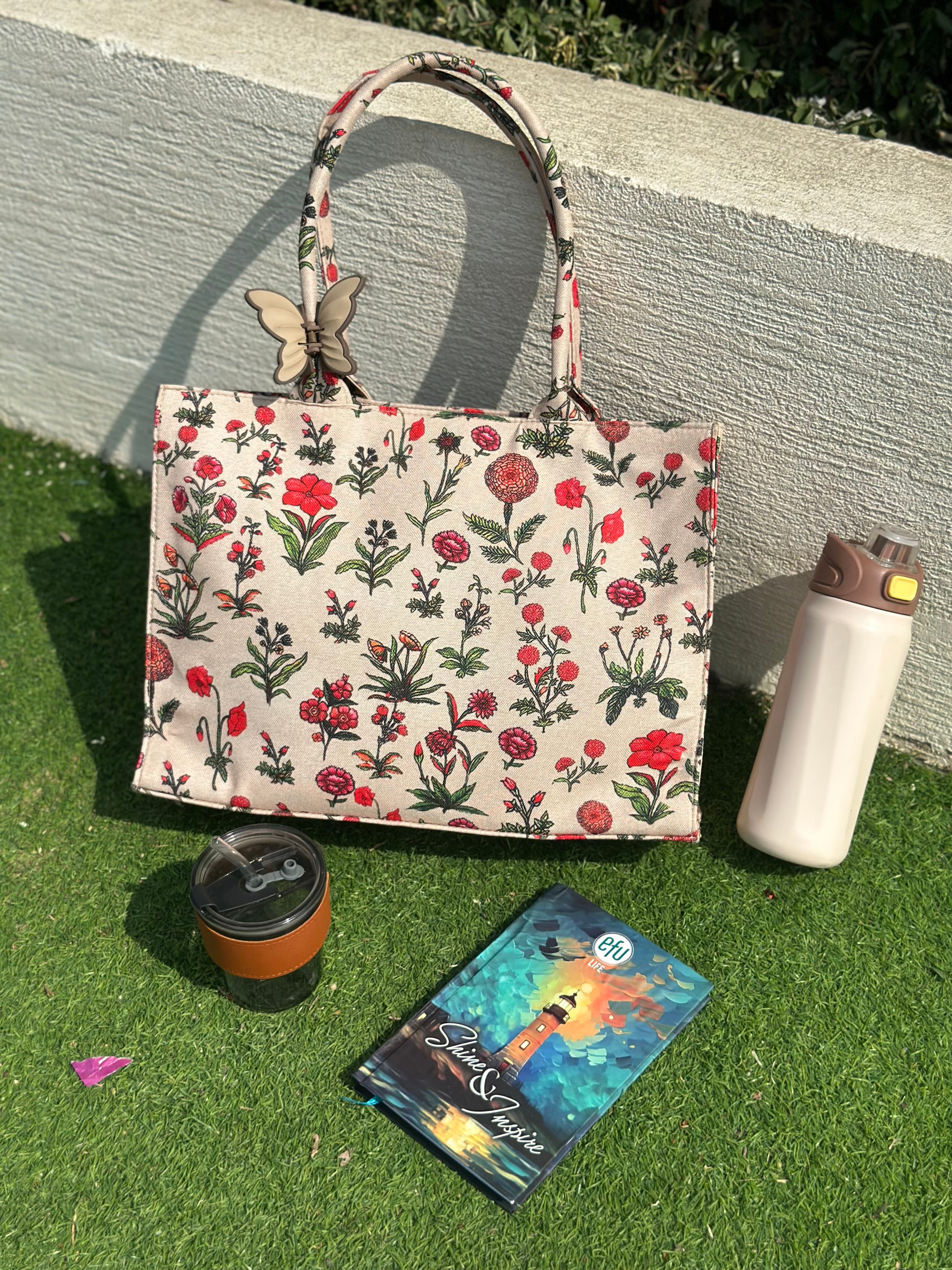 Fineur Canvas Tote Peach Blossom