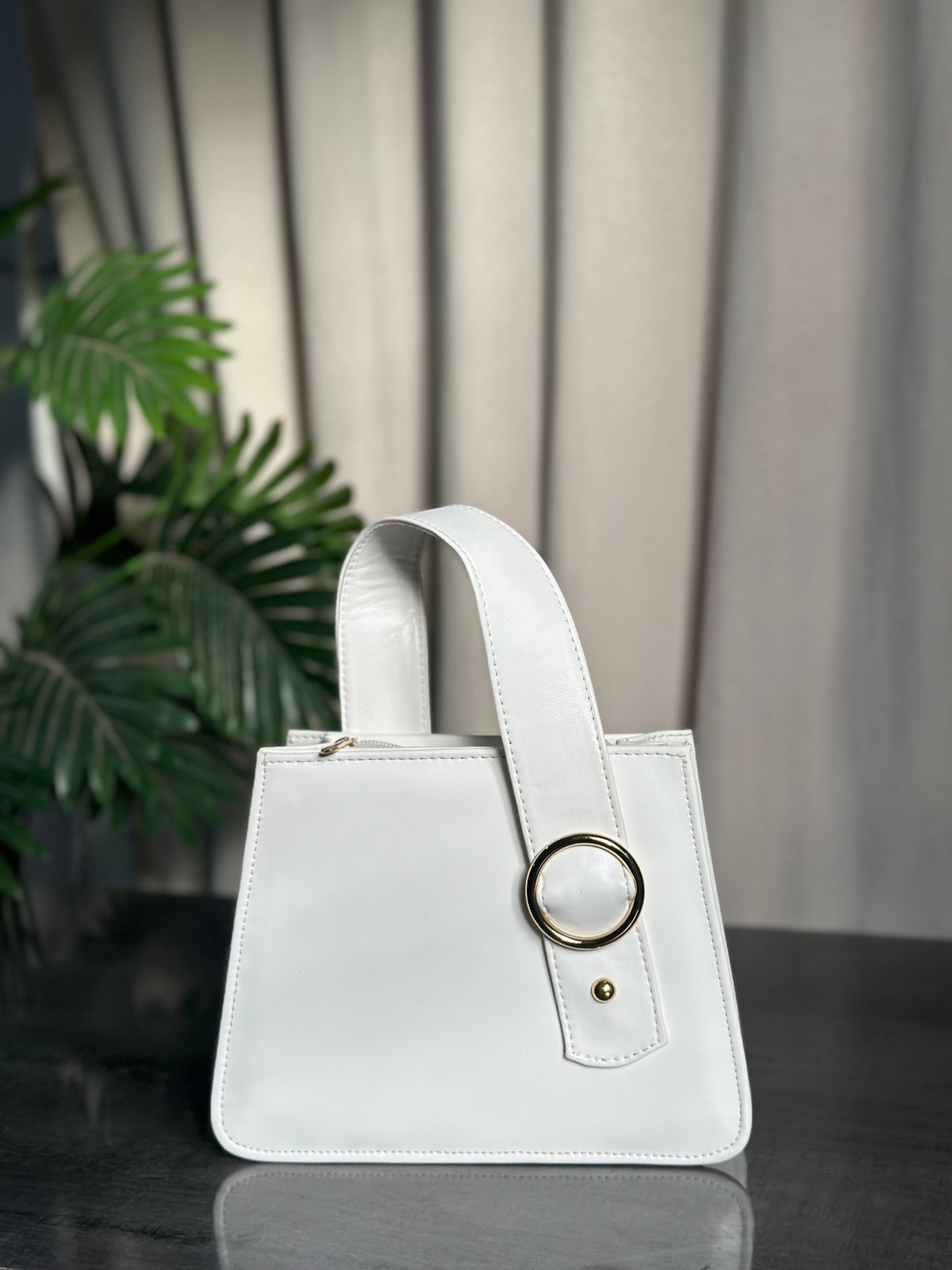 Best Trendy Ring Handbag White