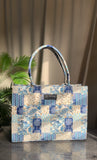Fineur Canvas Tote Blue Blossom