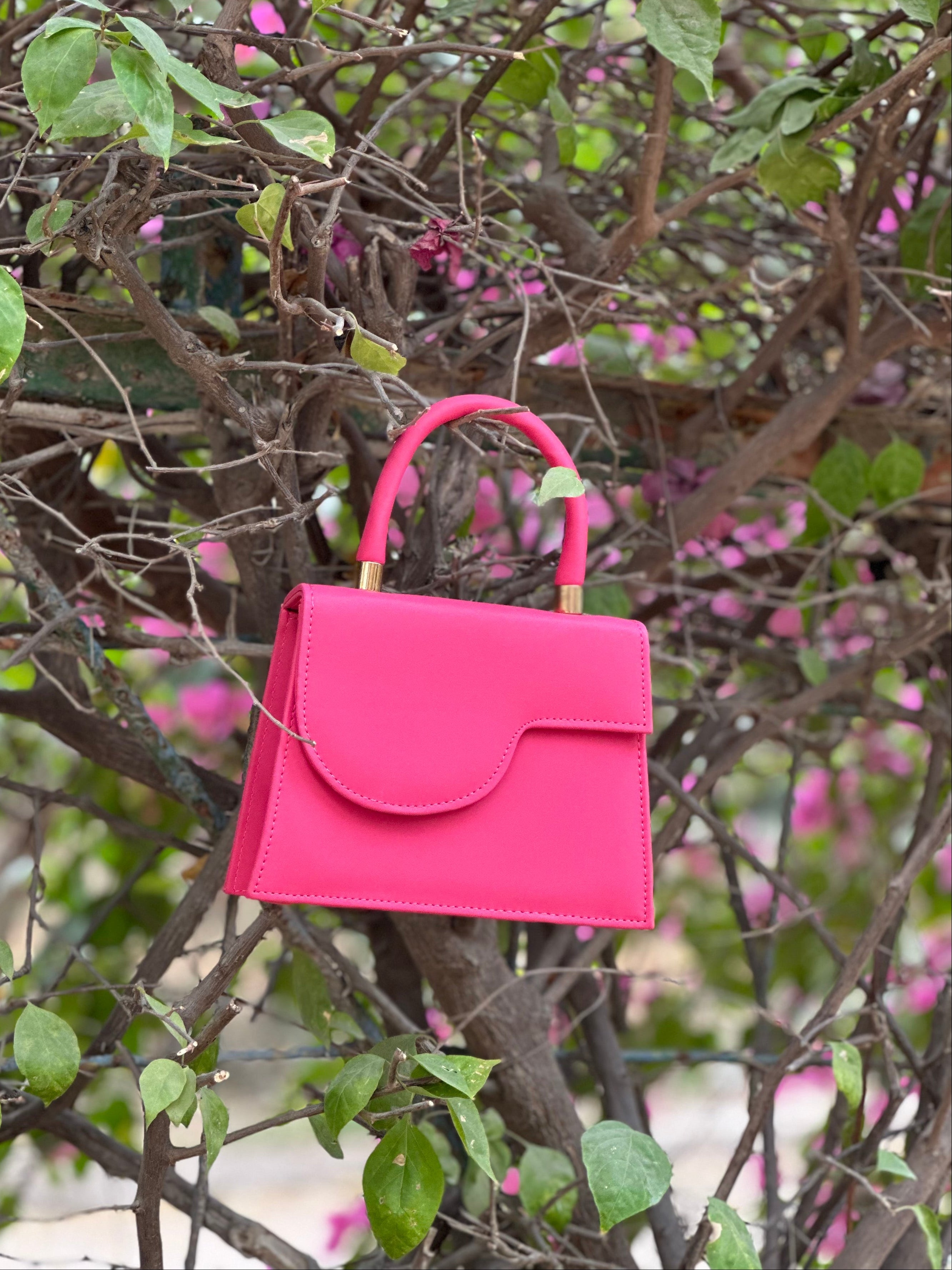 Fineur HandBag Premium Fest - Hot Pink