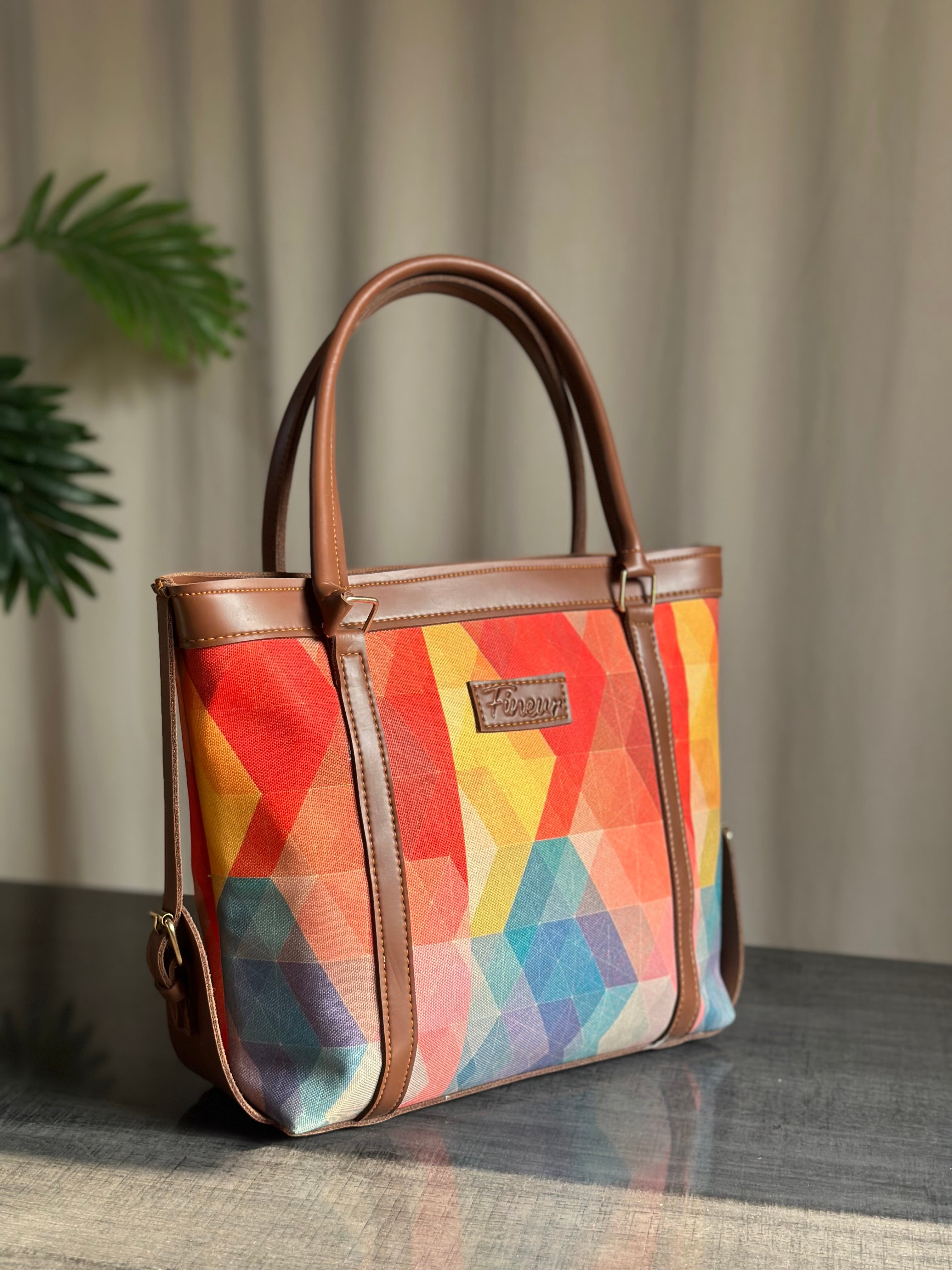 Fineur Strap Canvas Tote Prism